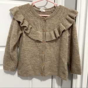 H&M ruffle sweater 2T